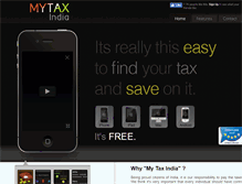 Tablet Screenshot of mytaxindia.com